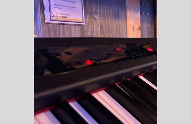 Display Model Korg D1 Black Portable Digital Piano (SN:017042) - Image 7